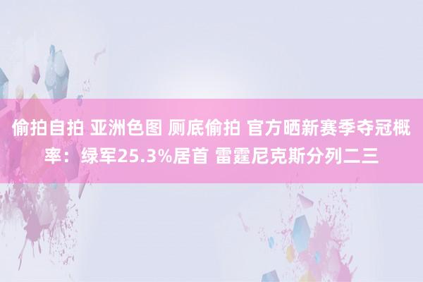 偷拍自拍 亚洲色图 厕底偷拍 官方晒新赛季夺冠概率：绿军25.3%居首 雷霆尼克斯分列二三